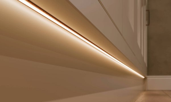Polar X COB LED strip lighting in a kitchen
