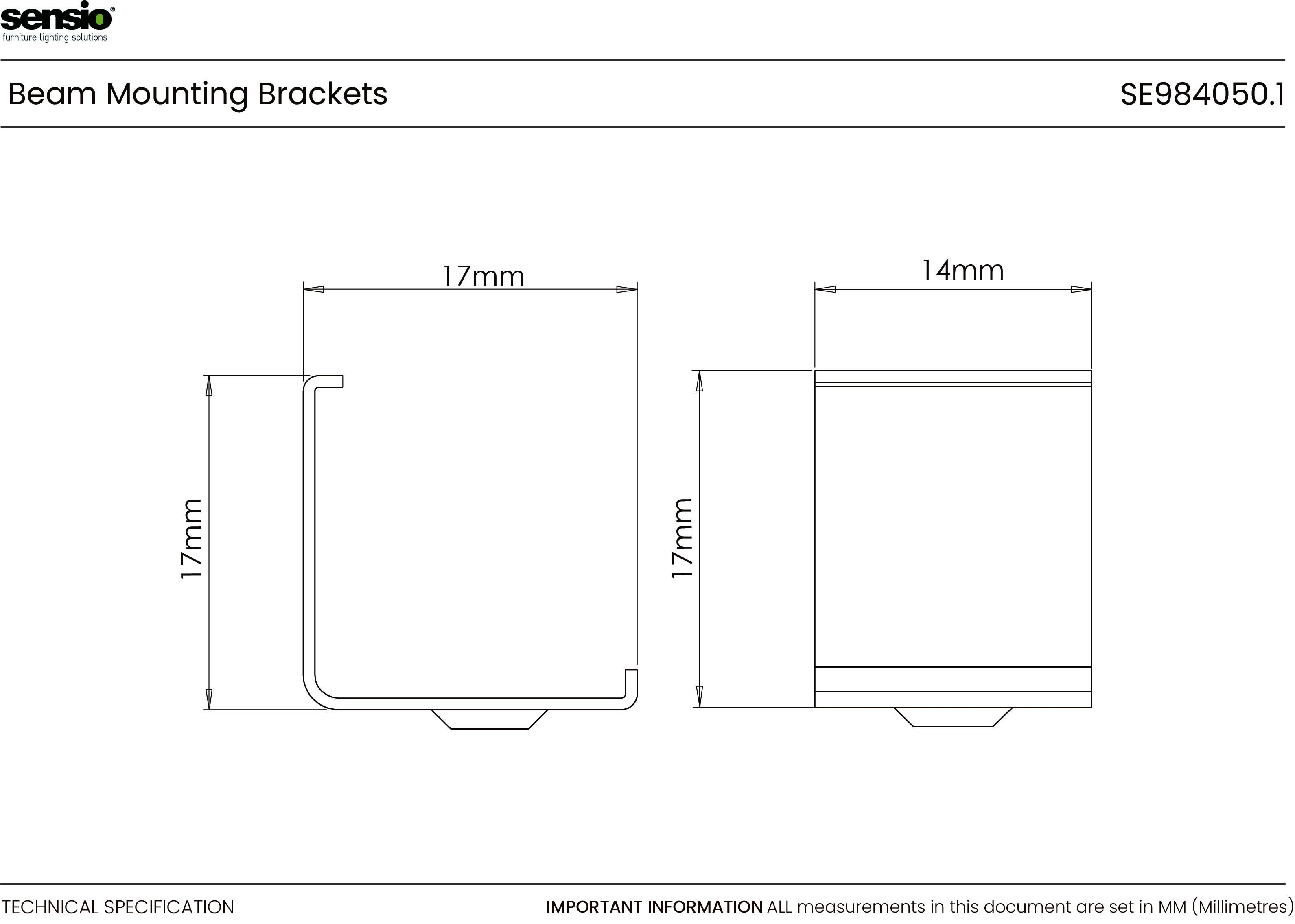 Beam™ Mounting Bracket Set
