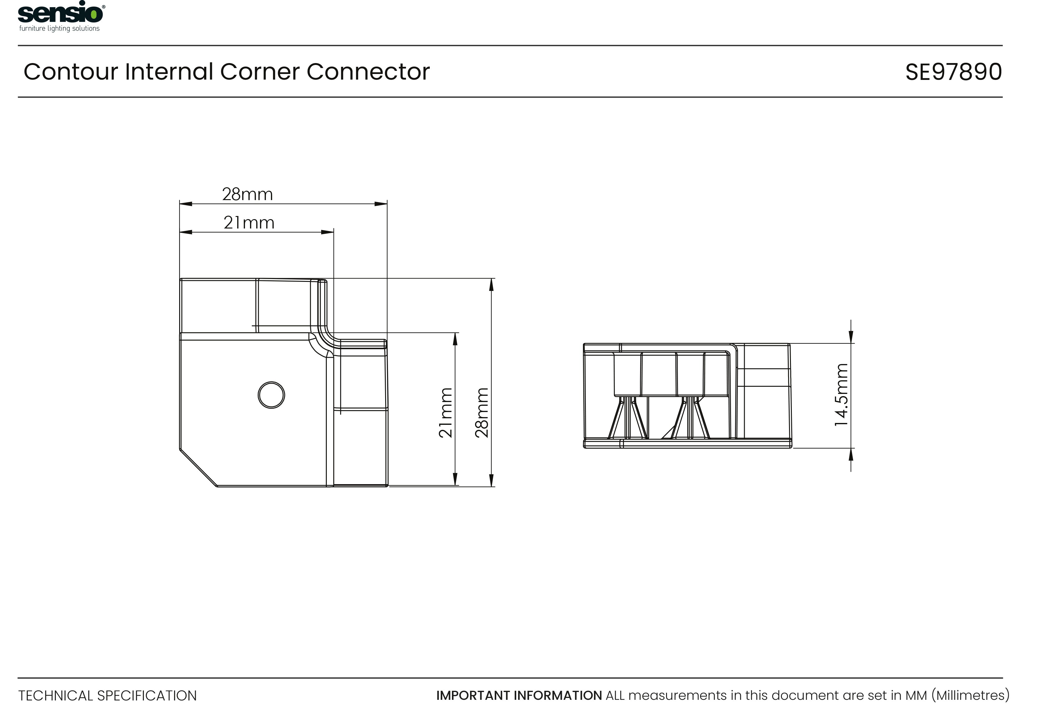 Contour Internal Corner