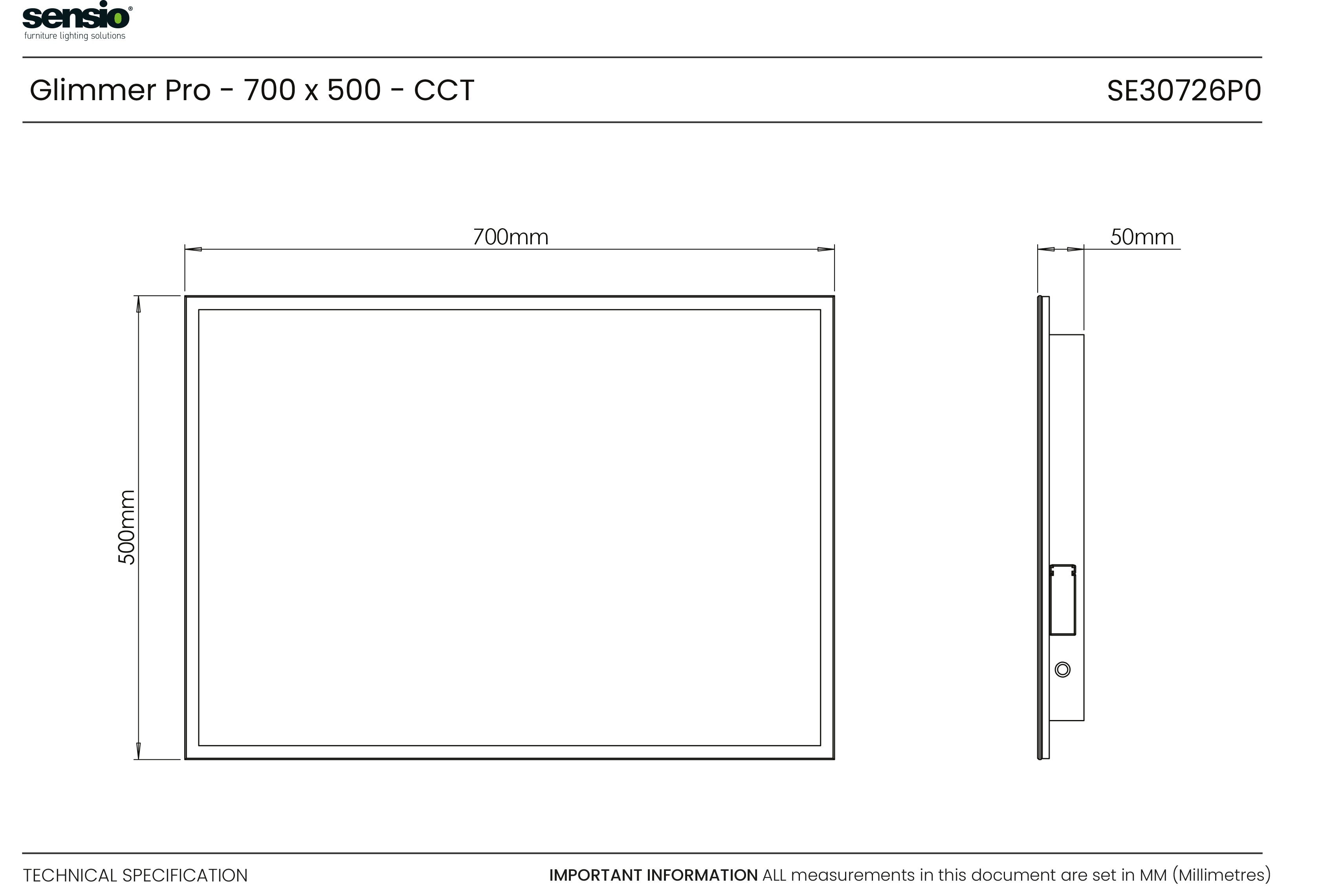 Glimmer Pro #size_500mm x 700mm