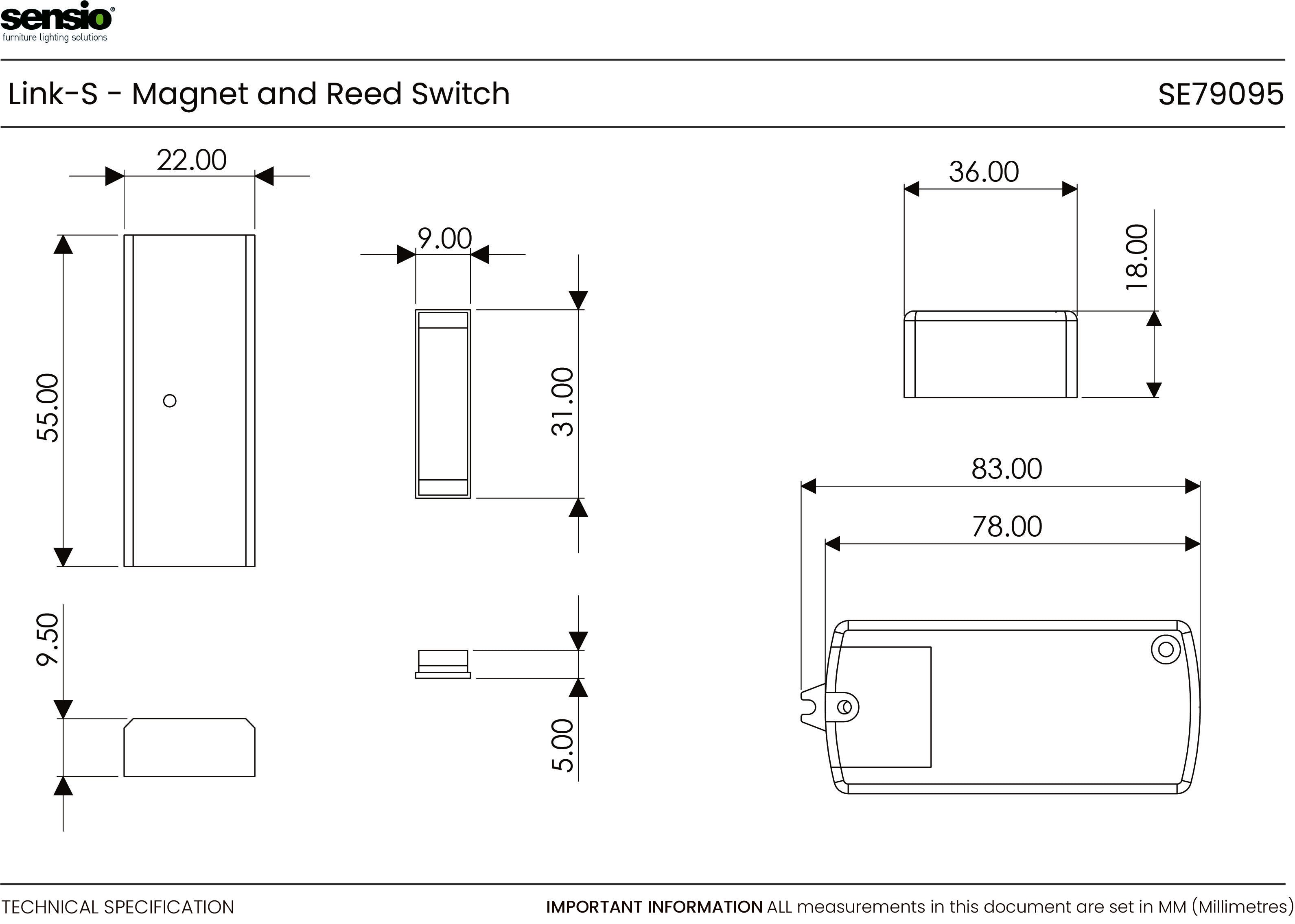 Link-S™ Wireless Magnet & Reed Kit