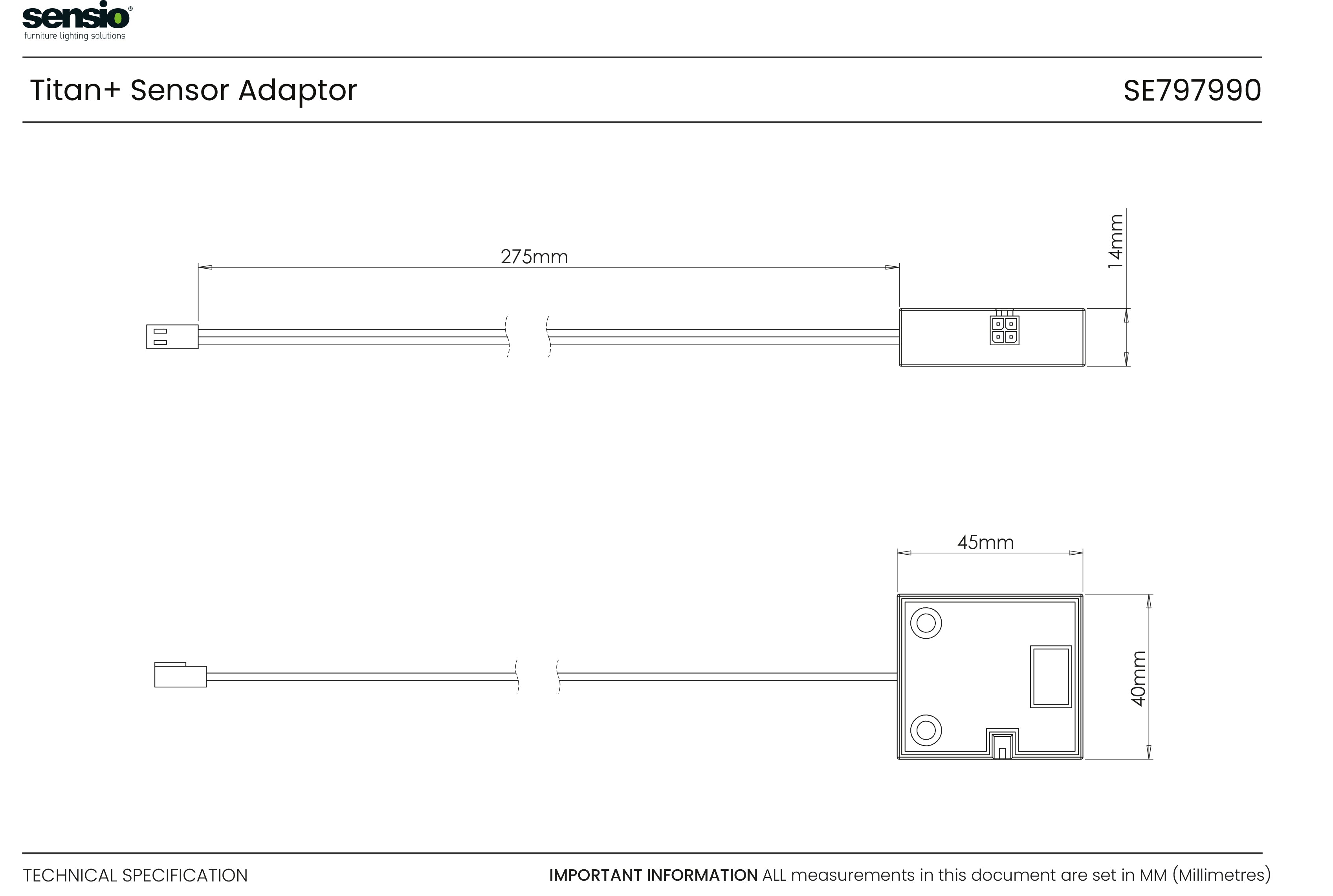 Titan+ Sensor Adapter