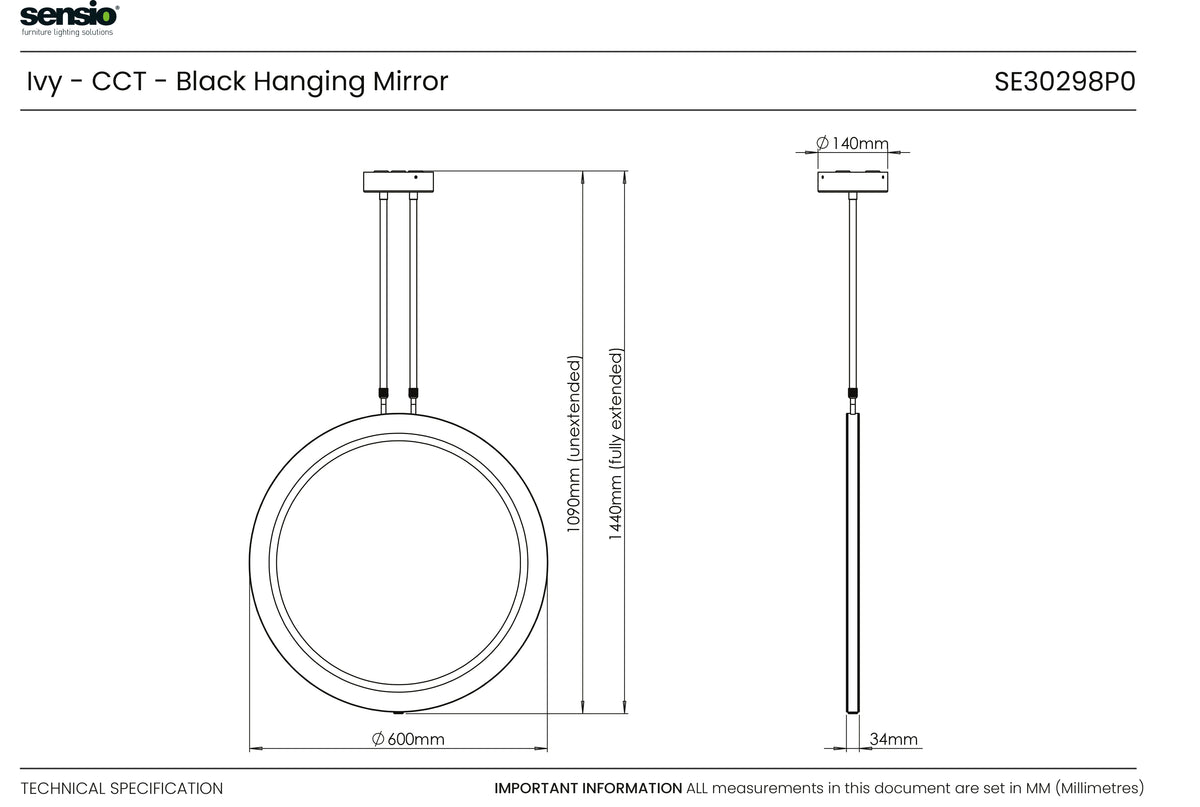 Technical drawing for Ivy