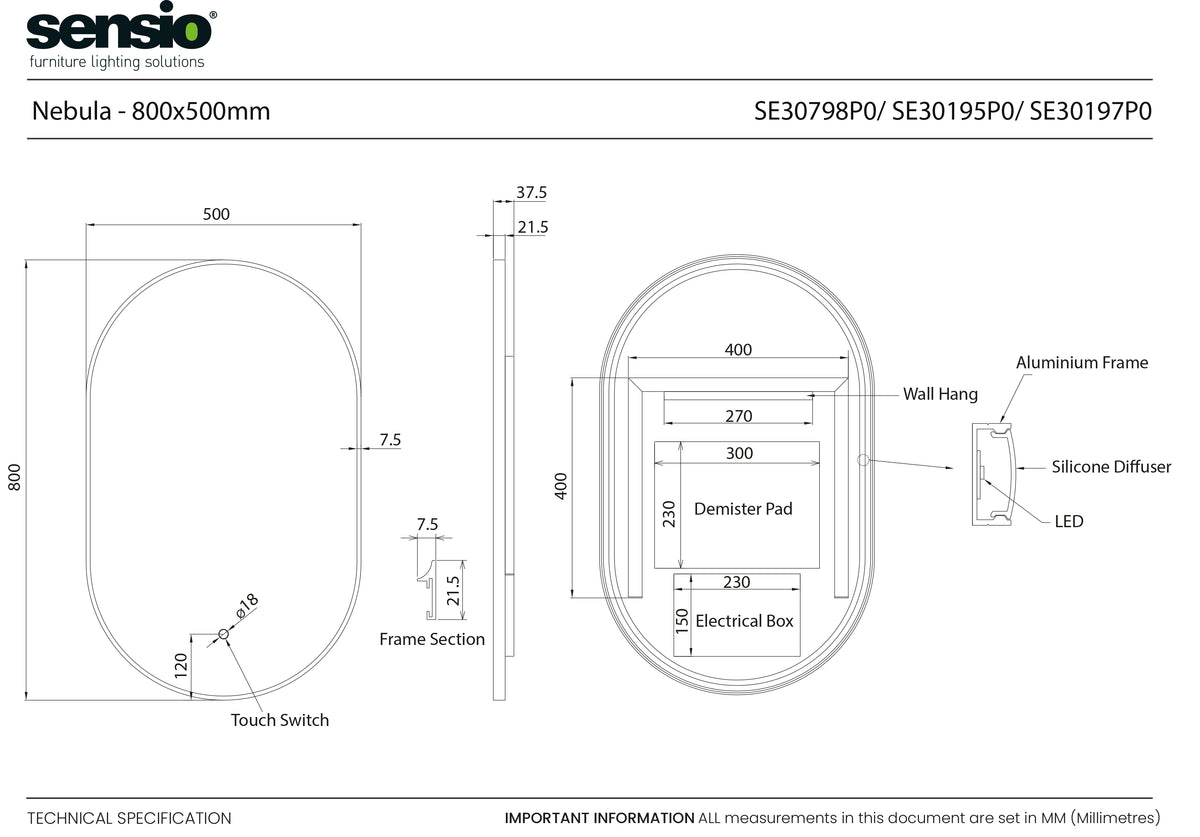 Technical drawing for Nebula Pill