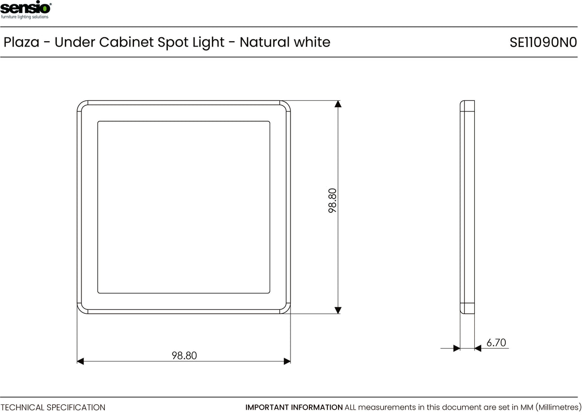 Technical drawing for Plaza™