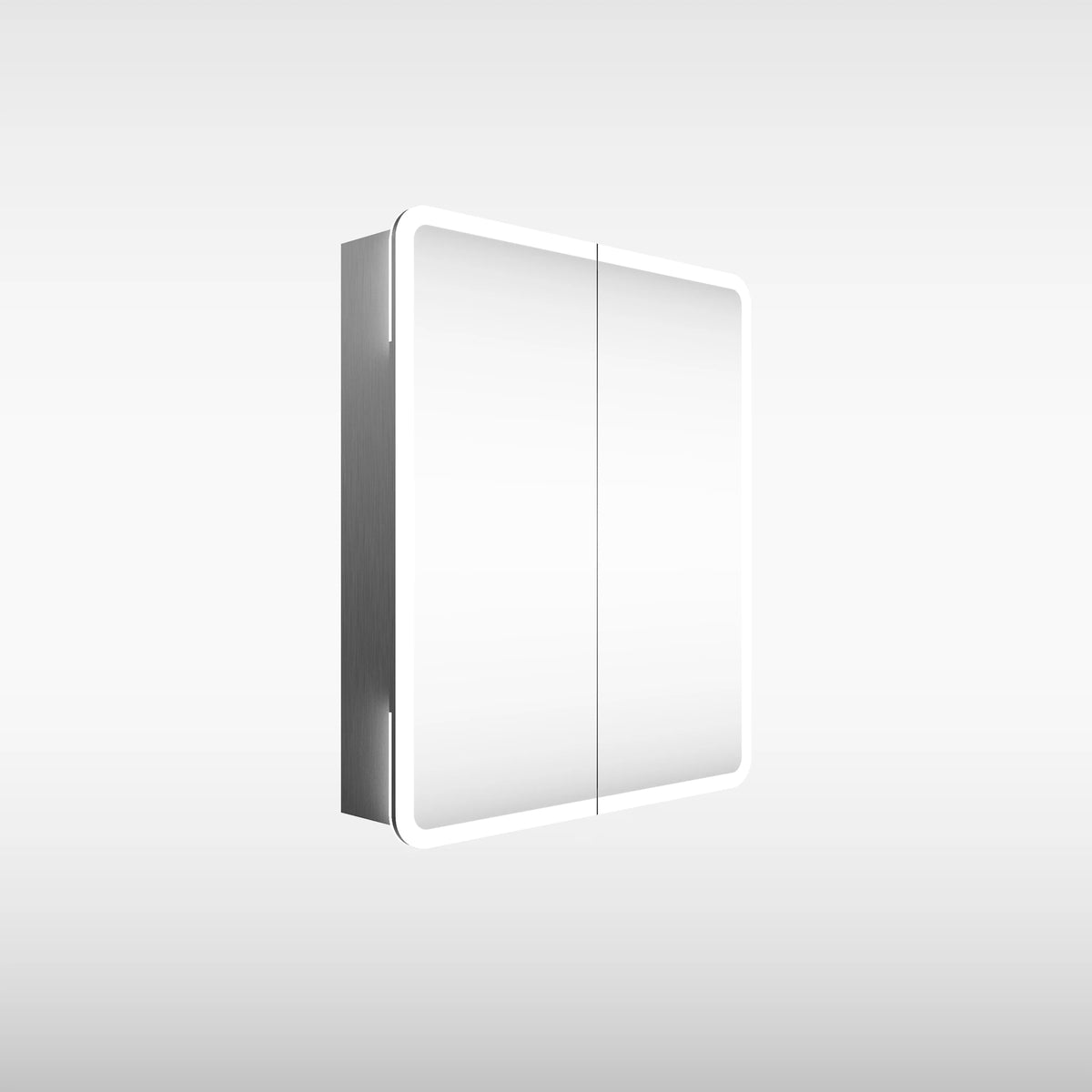 Sereno Battery Operated LED Mirror Cabinet, 600mm x 700mm
