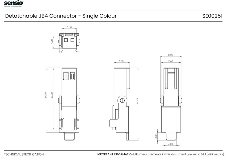 JB4 Detachable Driver Connectors