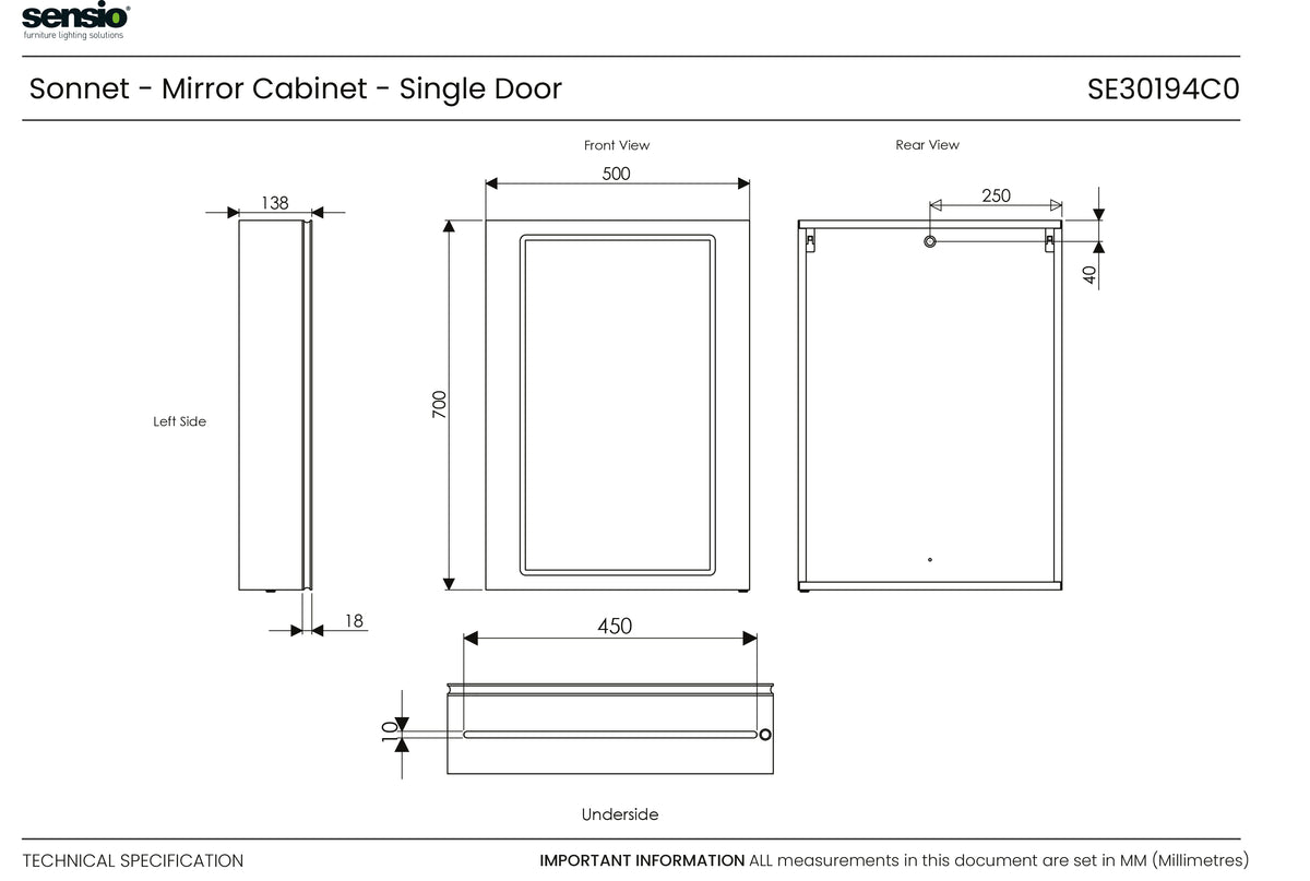 Technical drawing for Sonnet