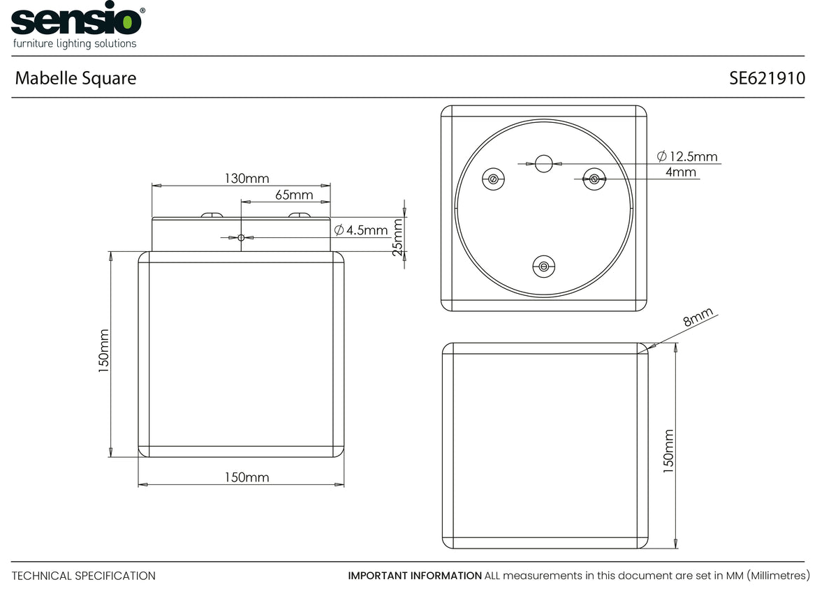 Technical drawing for Mabelle Square