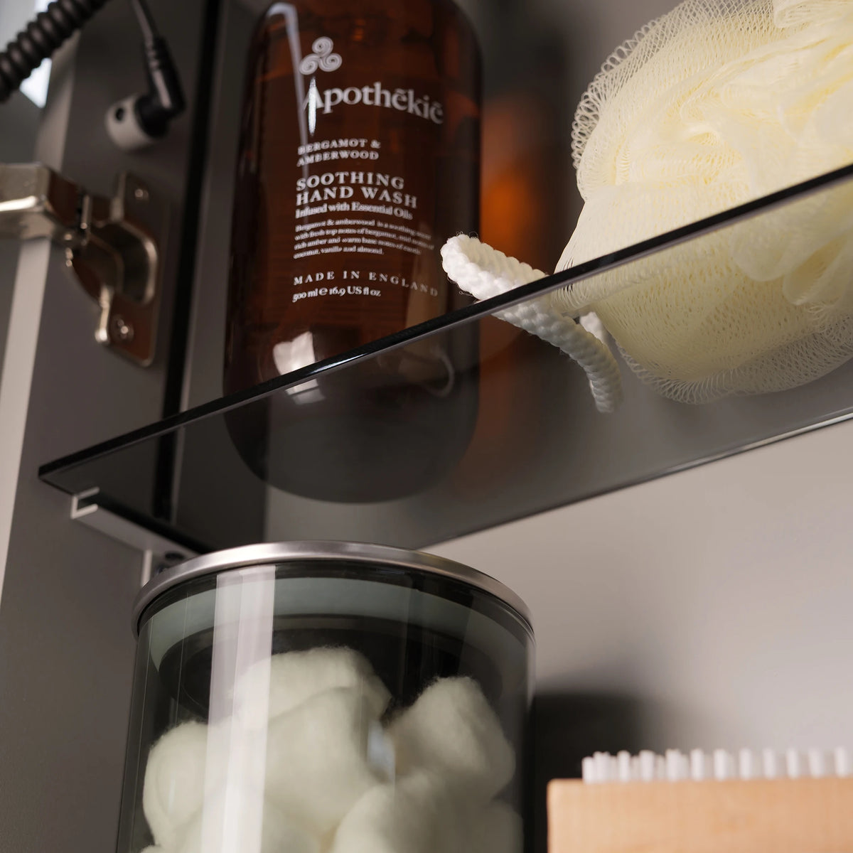 Sereno Battery Operated LED Mirror Cabinet